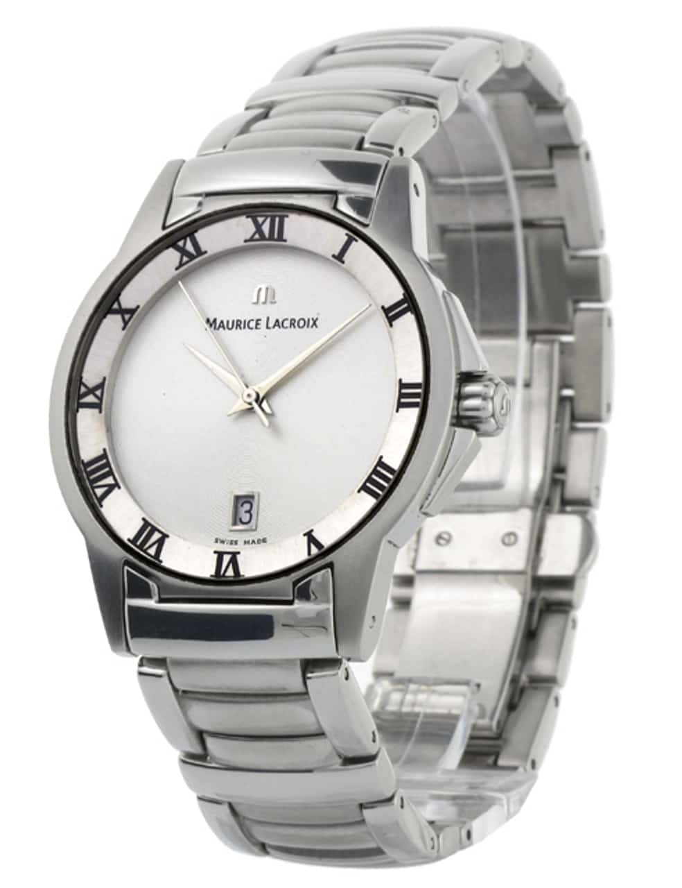 Pre Owned Maurice Lacroix Miros Collection MI1016 SS002 110 Watch